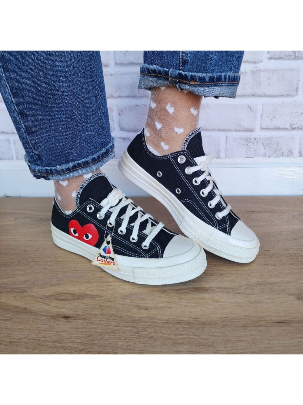⭐Converse Chuck 70 X Comme Des Garçons Sz 10 Womens shoes Sneaker Black A08796C